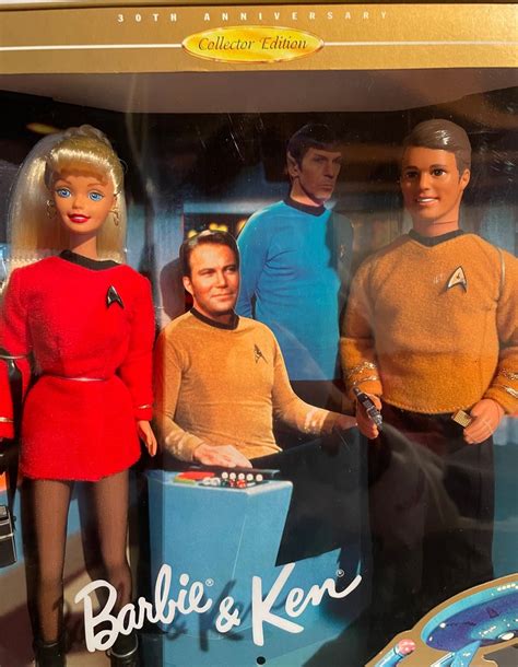 barbie & ken star trek gift set